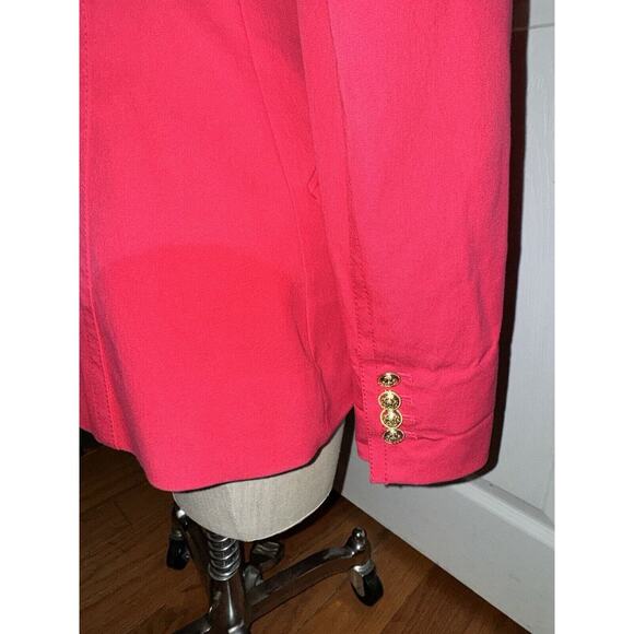 NEW Derek Lam 10 Crosby Hot Pink Rodeo Double-breasted‎ Blazer Size 2 - Picture 8 of 8